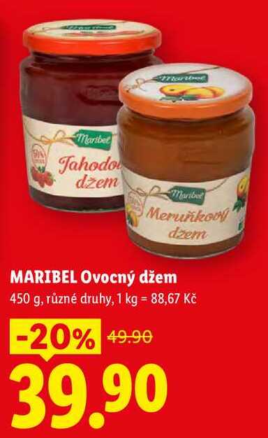MARIBEL Ovocný džem, 450 g