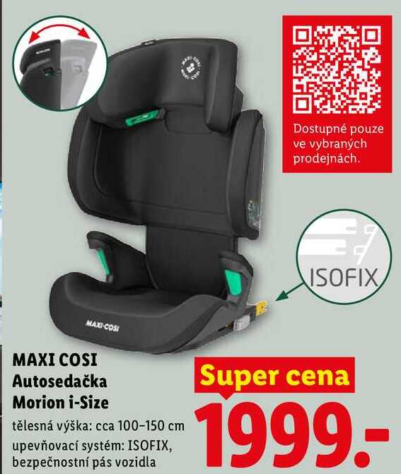 MAXI COSI Autosedačka Morion i-Size