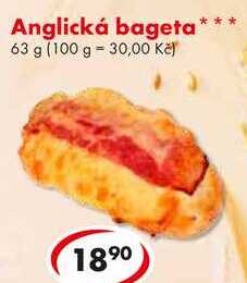 Anglická bageta, 63 g 