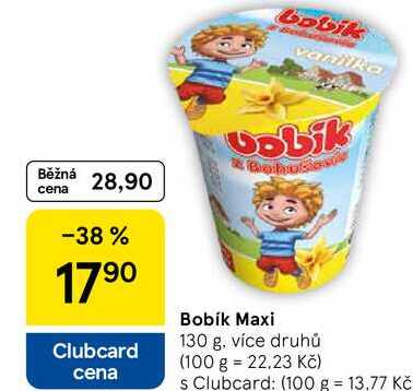 Bobík Maxi, 130 g, více druhů