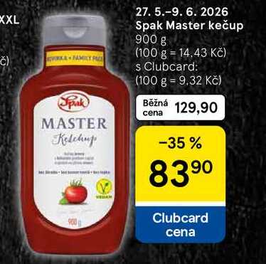 Spak Master kečup, 900 g