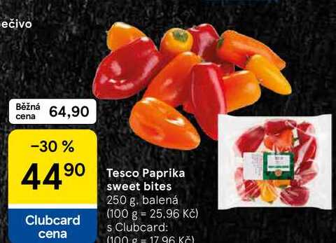 Tesco Paprika sweet bites, 250 g