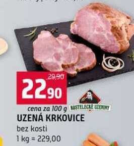 UZENÁ KRKOVICE bez kosti 100g