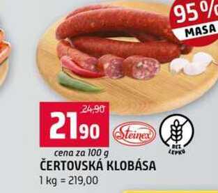 ČERTOVSKÁ KLOBÁSA 100g