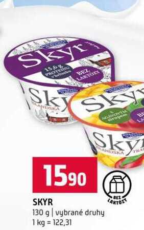 SKYR 130 g vybrané druhy