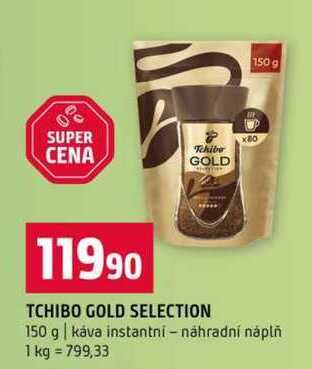 TCHIBO GOLD SELECTION 150 g káva instantní náhradní náplň