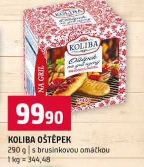 KOLIBA OŠTĚPEK 290 g s brusinkovou omáčkou