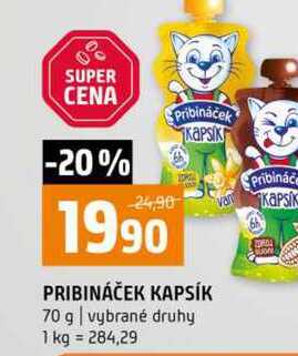 PRIBINÁČEK KAPSÍK 70 g vybrané druhy