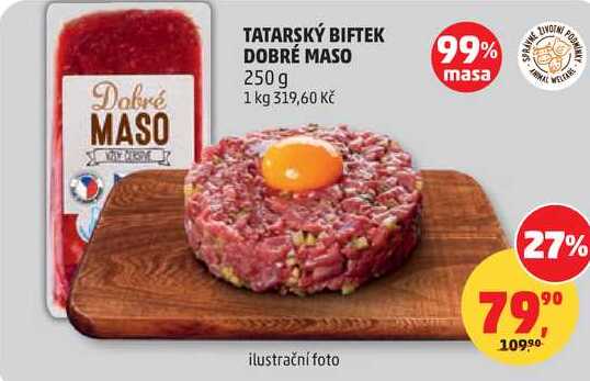 TATARSKÝ BIFTEK DOBRÉ MASO, 250 g