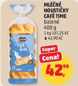 MLÉČNÉ HOUSTIČKY CAFÉ TIME balené, 400 g