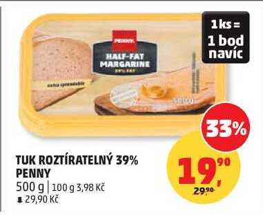 TUK ROZTÍRATELNÝ 39% PENNY, 500 g