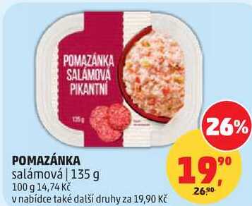 POMAZÁNKA salámová, 135 g