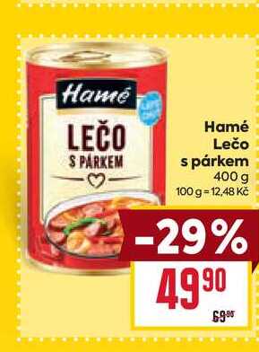 Hamé Lečo s párkem 400 g 