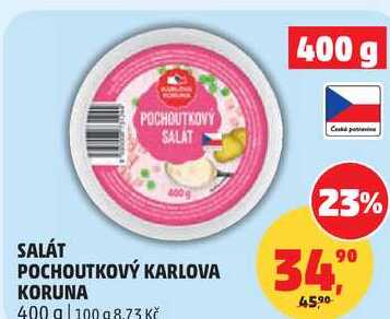 SALÁT POCHOUTKOVÝ KARLOVA KORUNA, 400 g