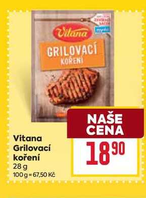 Vitana Grilovací koření 28 g