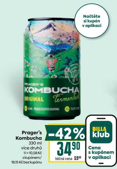 Prager's Kombucha 330 ml 