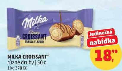 MILKA CROISSANT různé druhy, 50g