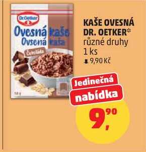 DR. OETKER kaše ovesná, 1 ks
