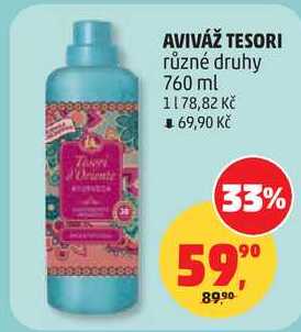 AVIVÁŽ TESORI různé druhy, 760 ml