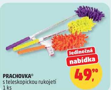 PRACHOVKA s teleskopickou rukojetí, 1 ks