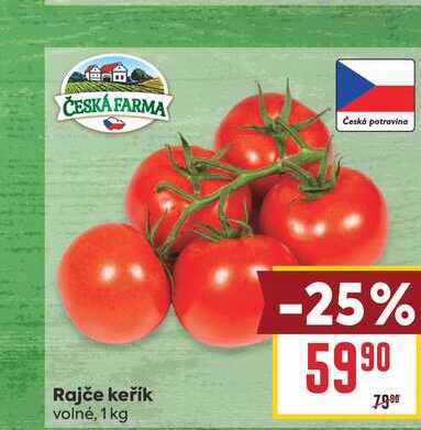 Rajče keřík volné, 1 kg