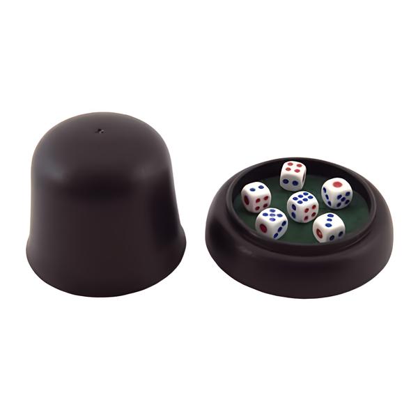 Bonaparte Házecí kostky 6 ks s kalíškem
