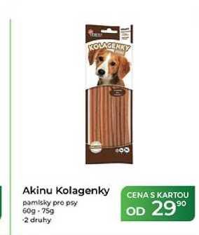 Akinu Kolagenky pamlsky pro psy 60g-75g 