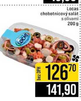Locas chobotnicový salát s olivami 200 g