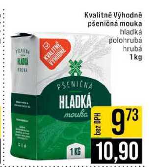 Kvalitně Výhodně pšeničná mouka mouka hladká polohrubá hrubá 1kg