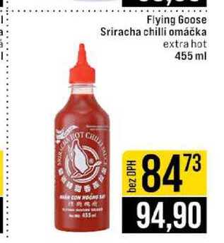 Flying Goose Sriracha chilli omáčka extra hot 455 ml