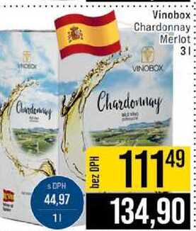 Vinobox Chardonnay Merlot 3l