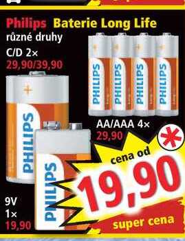 Philips Baterie Long Life