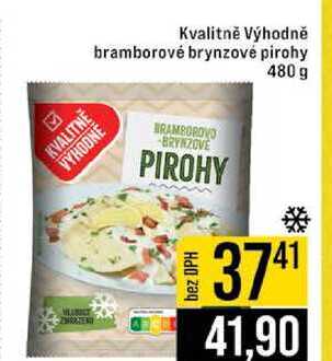 Kvalitně Výhodně bramborové brynzové pirohy 480 g 