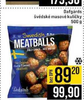 Dafgárds švédské masové kuličky 500 g 