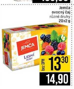 Jemča ovocný čaj různé druhy 20x2 g 