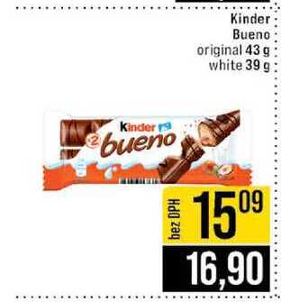 Kinder Bueno original 43 g white 39 g