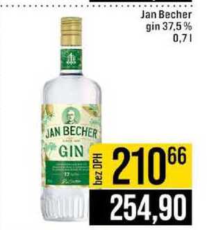 Jan Becher gin 37,5% 0,7l