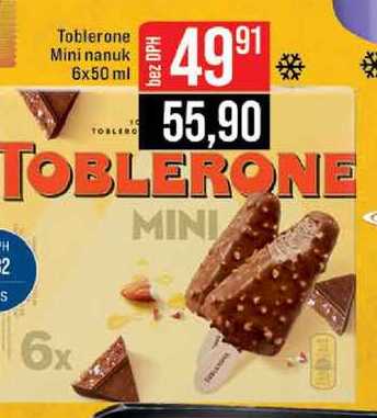 Toblerone Mini nanuk 6x50 ml