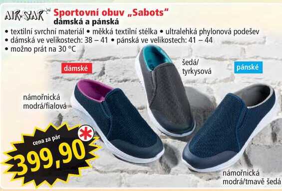 Sportovní obuv ,,Sabots"