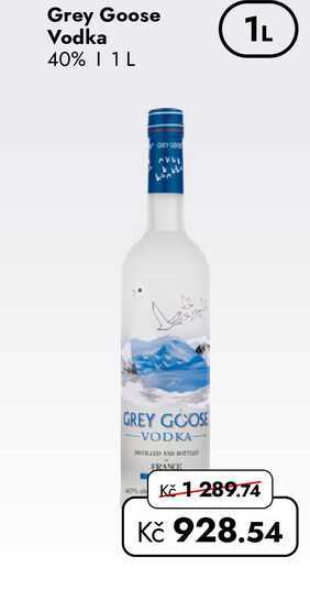 Grey Goose Vodka 40% 1L