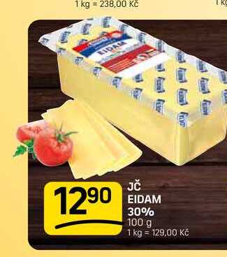 JČ EIDAM 30% 100 g 