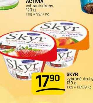 SKYR vybrané druhy 130 g