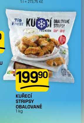 KUŘECÍ STRIPSY OBALOVANÉ 1 kg