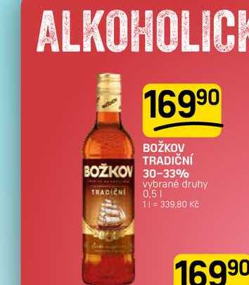 Božkov Tradiční 30-33% 0,5l