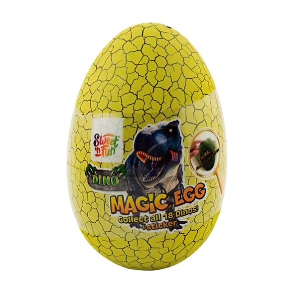 Sweet&Fun Dino Magic Egg - kouzelné vejce s 3D překvapením, 1 ks