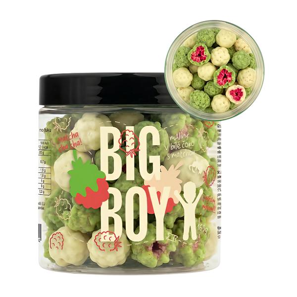 BIG BOY® Maliny v matcha a bílé čokoládě