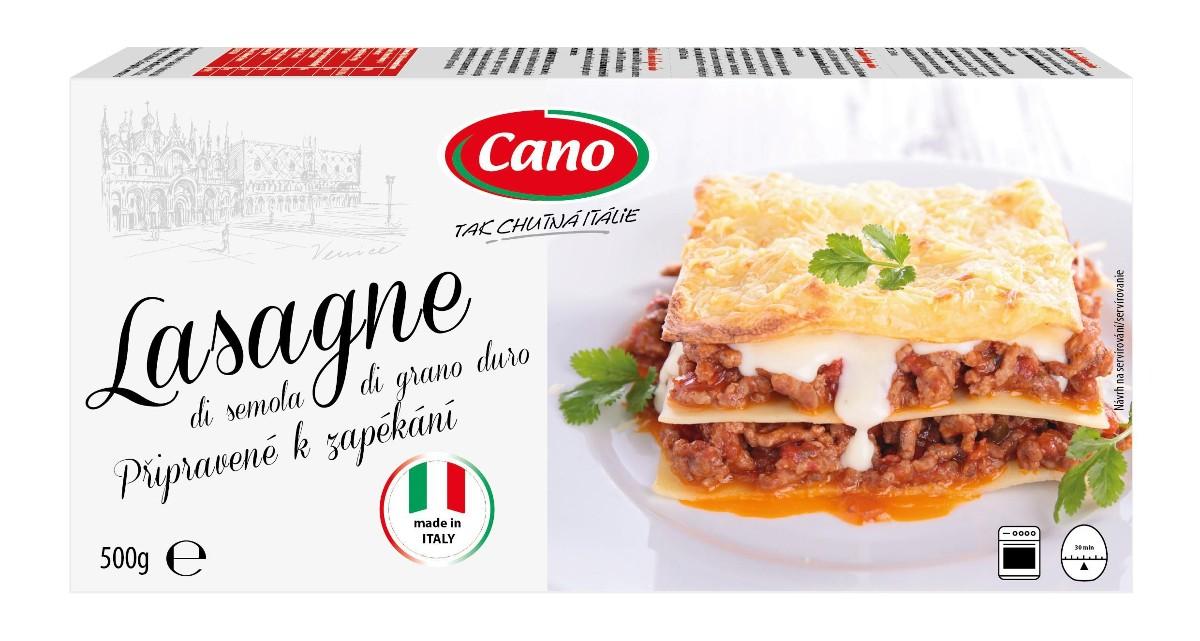 Cano Lasagne semolinové, 500 g