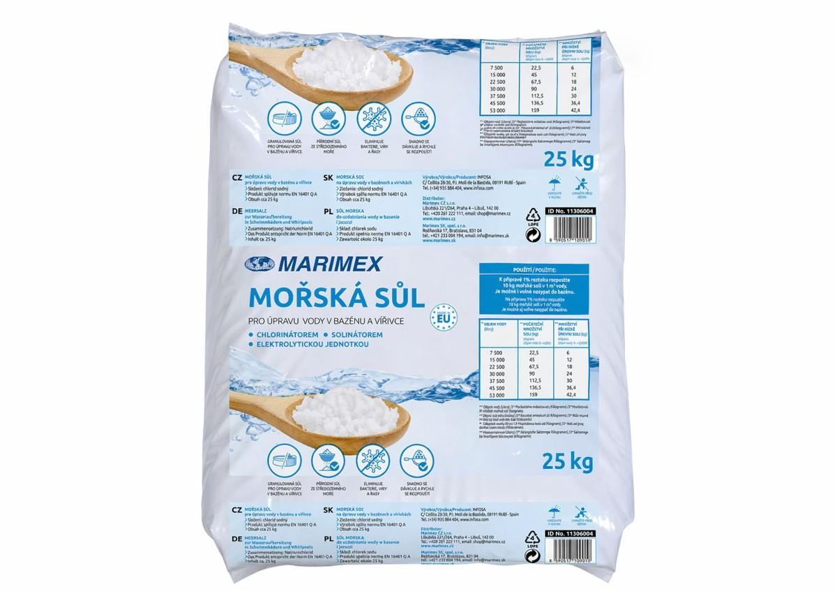 Mořská sůl, 25 kg