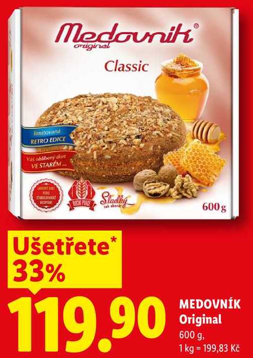 MEDOVNÍK Original, 600 g
