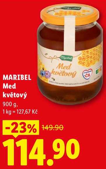 MARIBEL Med květový, 900 g